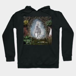 Wonderful white unicorn Hoodie